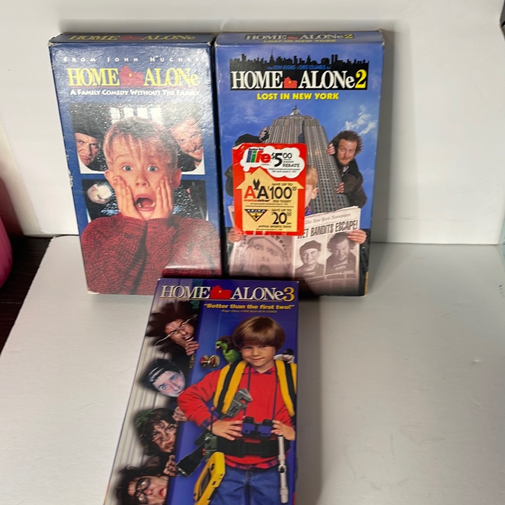 Home Alone VHS’s